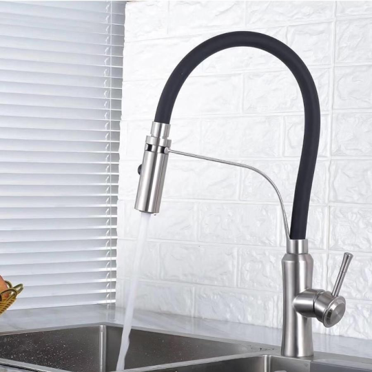 VÒI RỬA CHÉN NÓNG LẠNH INOX 304 CAO CẤP HI-6332