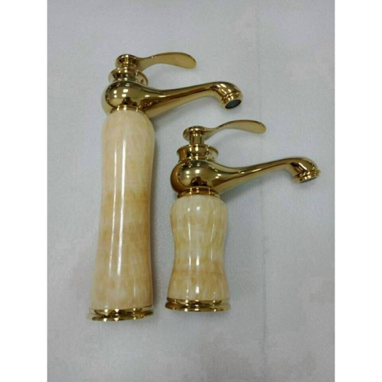 VÒI RỬA LAVABO NÓNG LẠNH  GIẢ CỔ CAO CẤP -5213(30CM)