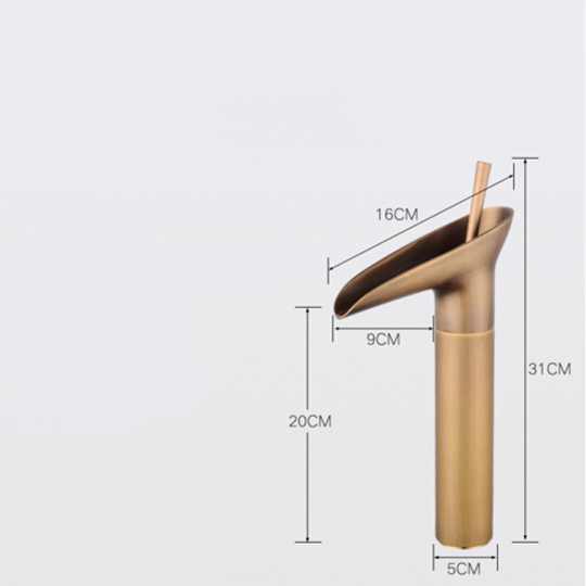 VÒI RỬA LAVABO NÓNG LẠNH GIẢ CỔ CAO CẤP -5314