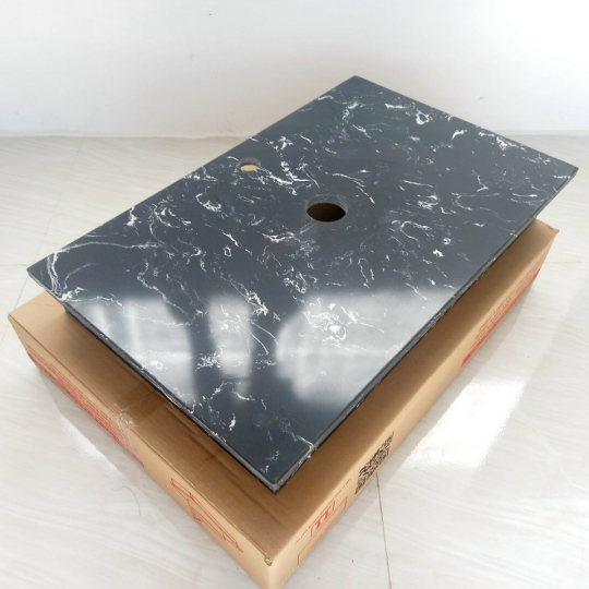 Bàn Đá Đặt Lavabo Đen HI-BD01